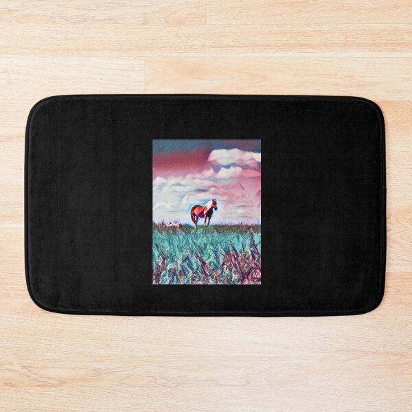 Item preview, Mustang On Meadow designed and sold by teewearstyle.