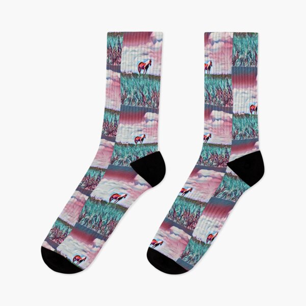 Item preview, Mustang On Meadow designed and sold by teewearstyle.