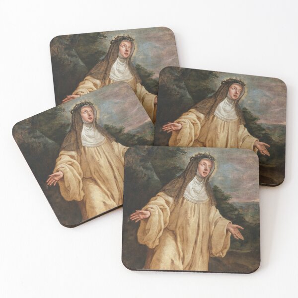 Item preview, Saint Catherine of Siena | Gaspar de Crayer | 1655 Renaissance Christian Art designed and sold by CJET.