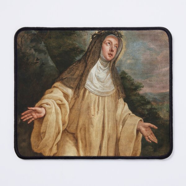 Item preview, Saint Catherine of Siena | Gaspar de Crayer | 1655 Renaissance Christian Art designed and sold by CJET.