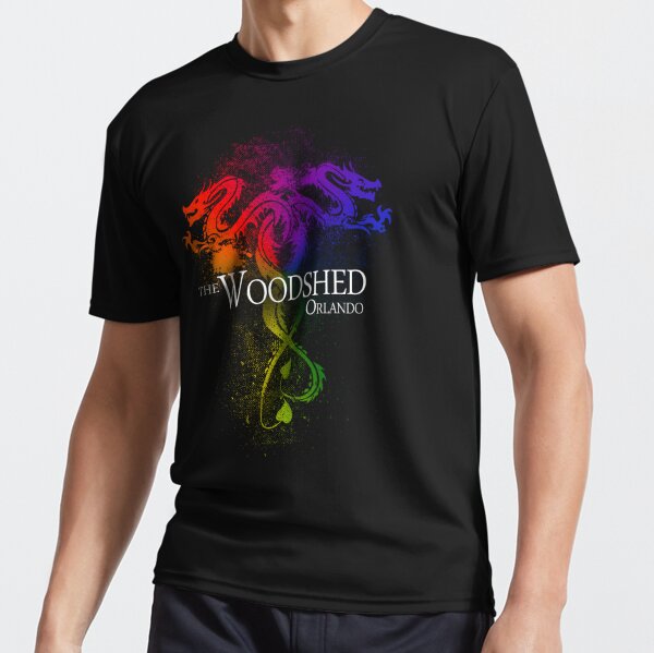 The Woodshed Orlando: Pride Dragons Active T-Shirt