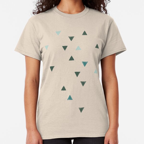 DOWN UP / olive green / seaweed / turquoise / aqua mint Classic T-Shirt