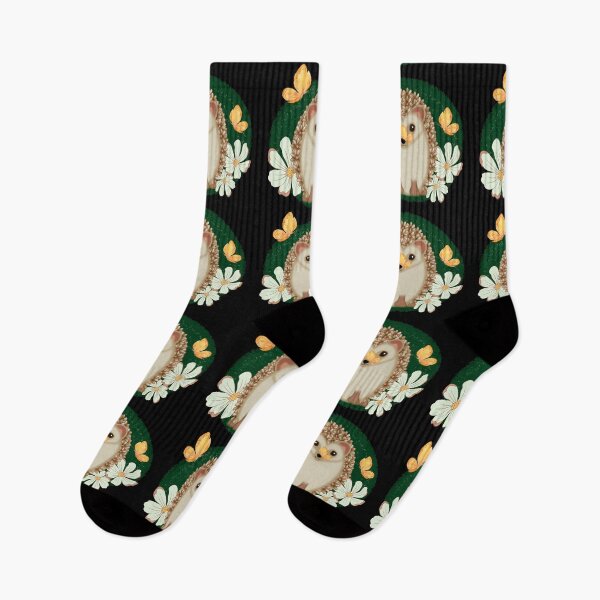 Item preview, Through The Magic Hedge, Floral Hedgehog designed and sold by FlutteringWings.