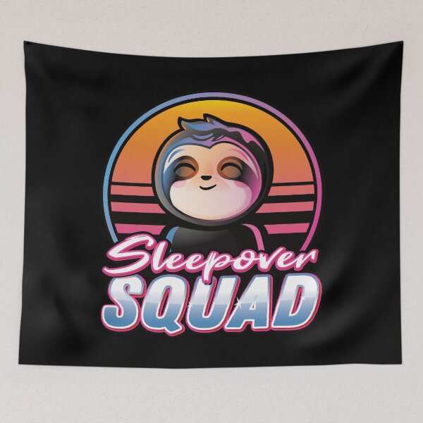 Item preview, Sloth-SLUMBER Pajama PARTY Sleepover Squad  designed and sold by pablomendoza.