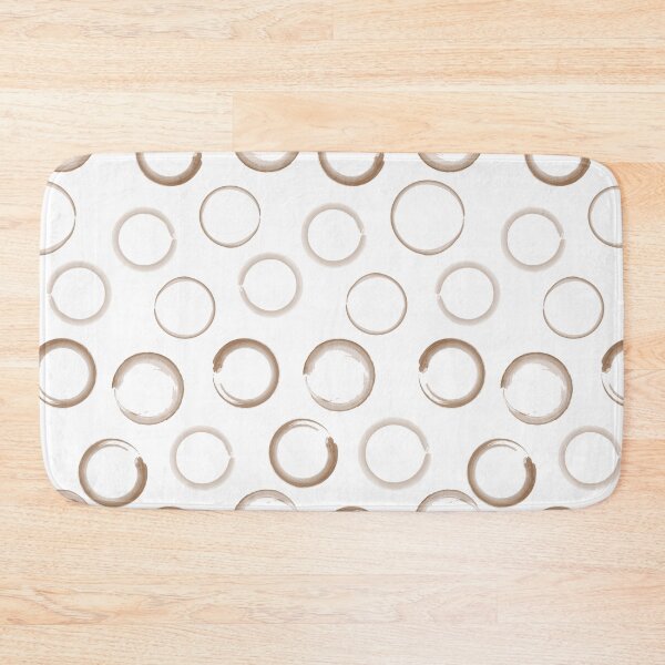 Item preview, Coffee Cup Stain Pattern designed and sold by NobleForte.