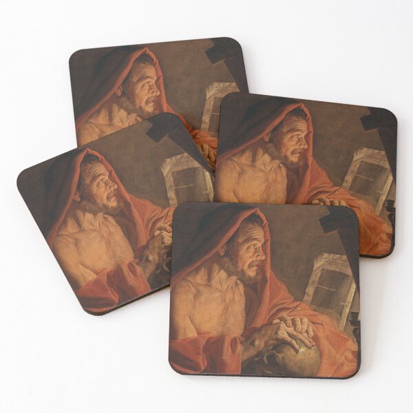 Item preview, Saint Jerome | Matthias Stom | 1628 Renaissance Christian Art designed and sold by CJET.