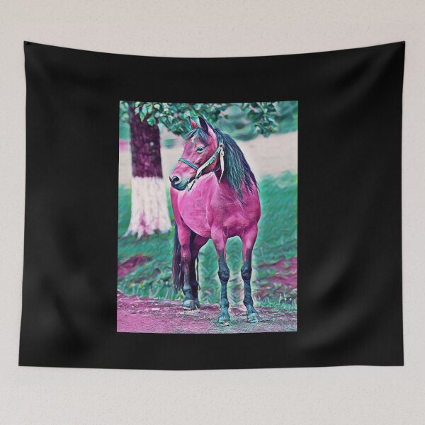 Item preview, Mustang Outside By Tree designed and sold by teewearstyle.