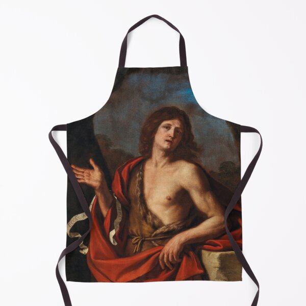 Item preview, Saint John the Baptist | Guercino | 1650 Renaissance Gospel Biblical Art designed and sold by CJET.