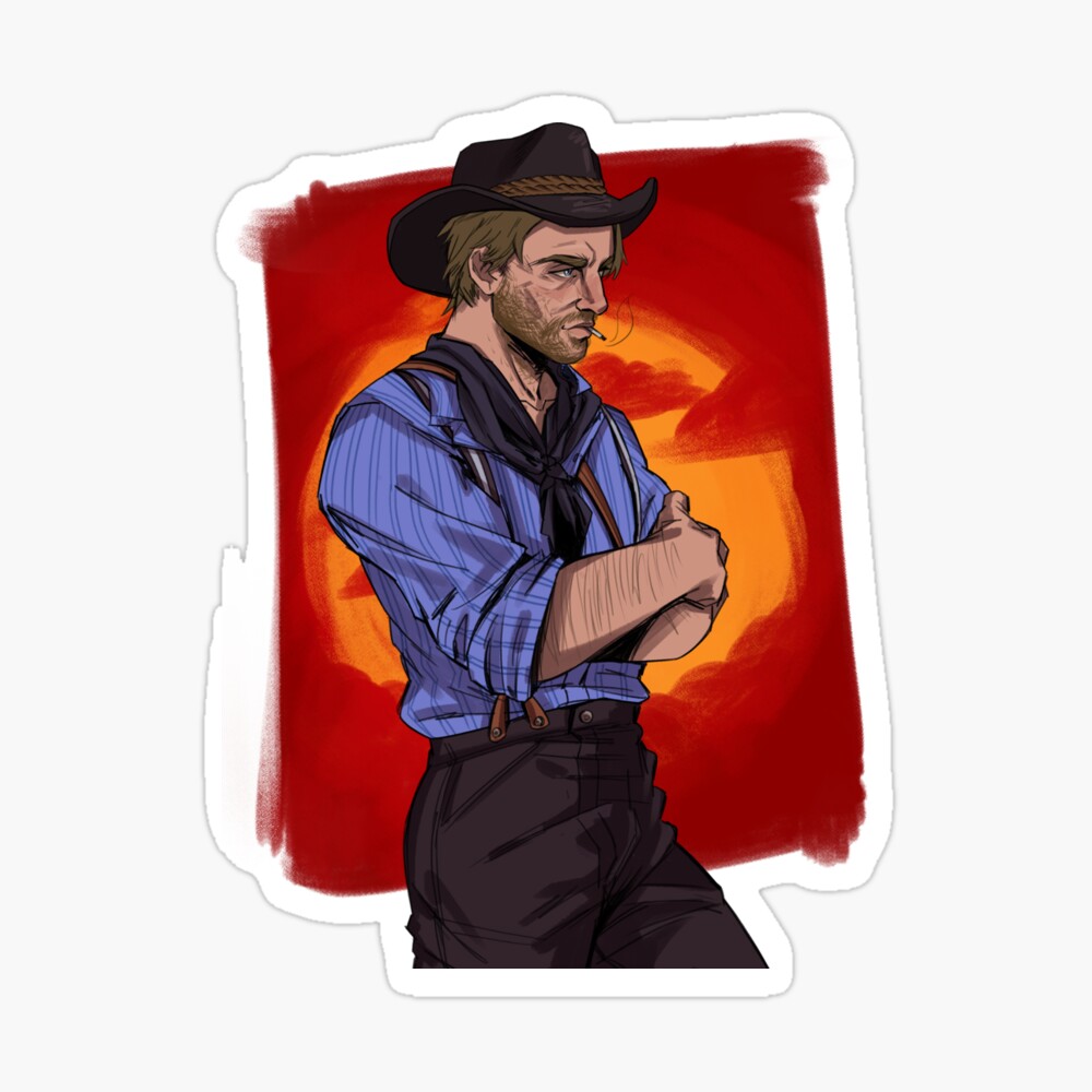 Arthur Morgan RDR2 Mounted Print for Sale by rdrmaniac