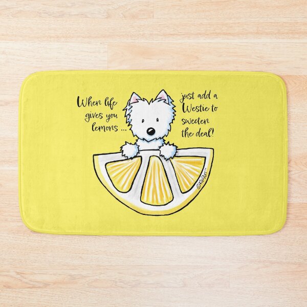 Item preview, KiniArt Life Lemons Westie designed and sold by KiniArt.