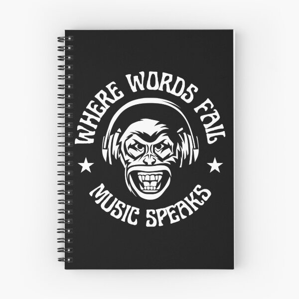 Item preview, Where words fail music speaks designed and sold by outlaw70.