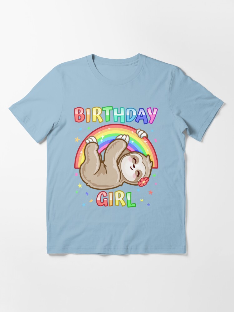 sloth birthday shirt