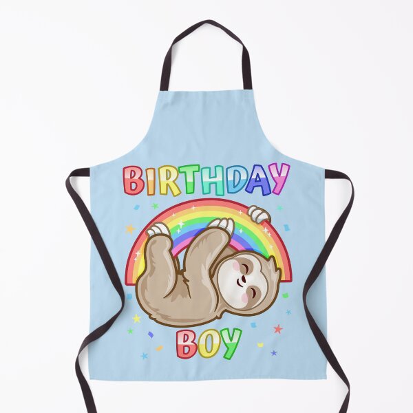 Item preview, Birthday Boy Rainbow Sloth designed and sold by pablomendoza.