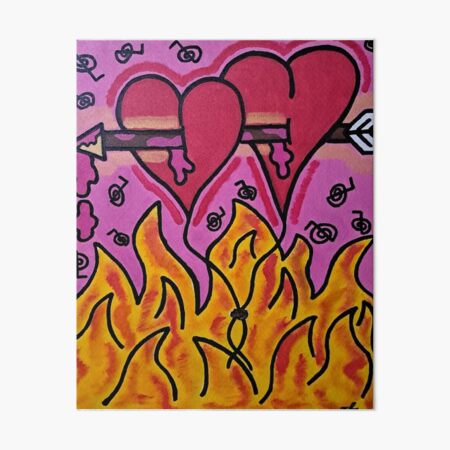 Twin Flame Lovers | Art Board Print