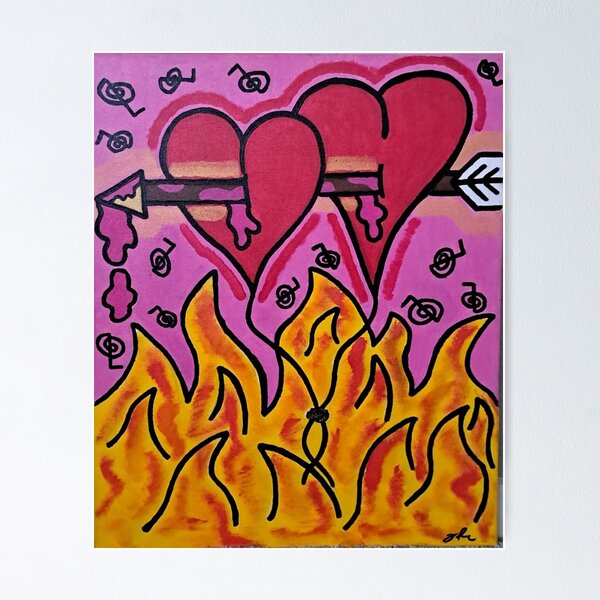 Heart and Soul Mandala Heart Shaped Yin Yang Art Board Print for Sale by  Michell Rosenthal