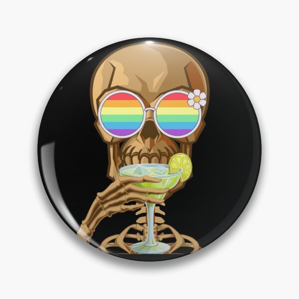 Item preview, Fun Summer Margarita LGBTQ Goth Print designed and sold by IslandDrip.