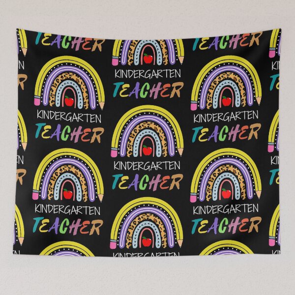 Item preview, Kindergarten Teacher Funny Rainbow Back To School designed and sold by R&BApparel.