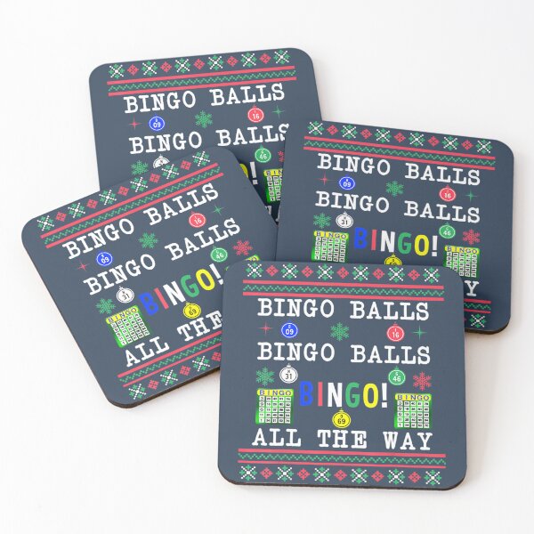Item preview, Bingo Ugly Christmas Bingo Balls All The Way designed and sold by YeuQuais.