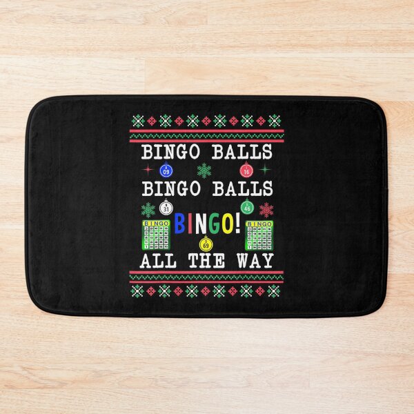 Item preview, Bingo Ugly Christmas Bingo Balls All The Way designed and sold by YeuQuais.