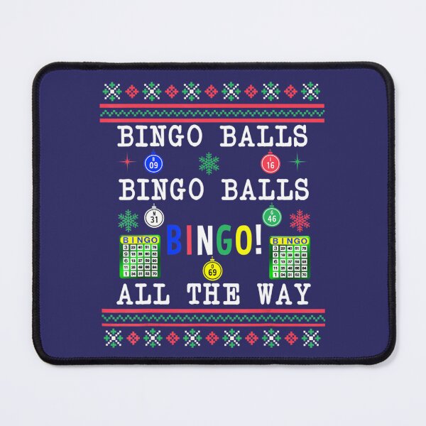 Item preview, Bingo Ugly Christmas Bingo Balls All The Way designed and sold by YeuQuais.