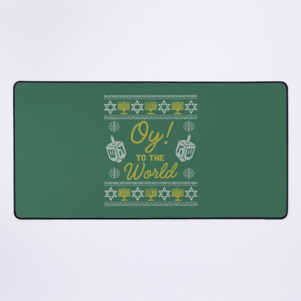 Item preview, Oy To The World Hanukkah Sweater Style designed and sold by YeuQuais.