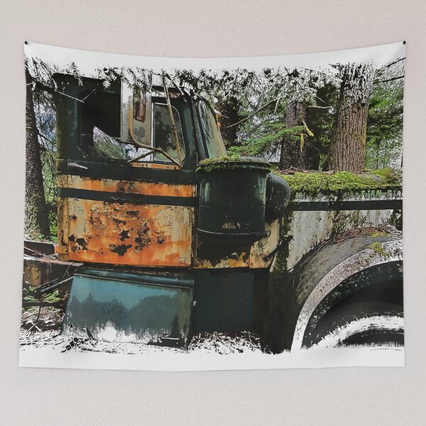 Item preview, The Old Timer - Retired Truck designed and sold by NaturePrints.