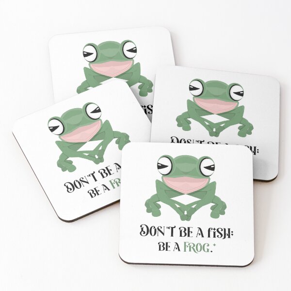 Item preview, Don't be a Fish; Be a Frog. designed and sold by Moyanana.