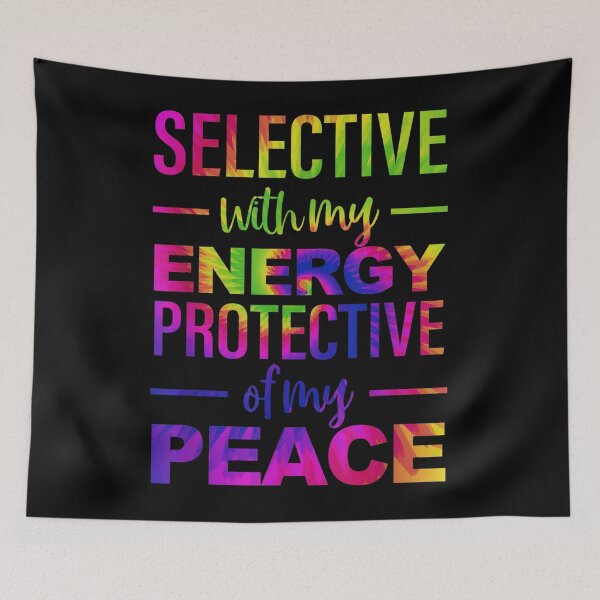 Item preview, Selective With My Energy Protective Of By Peace Quote designed and sold by ElizabethxJime.