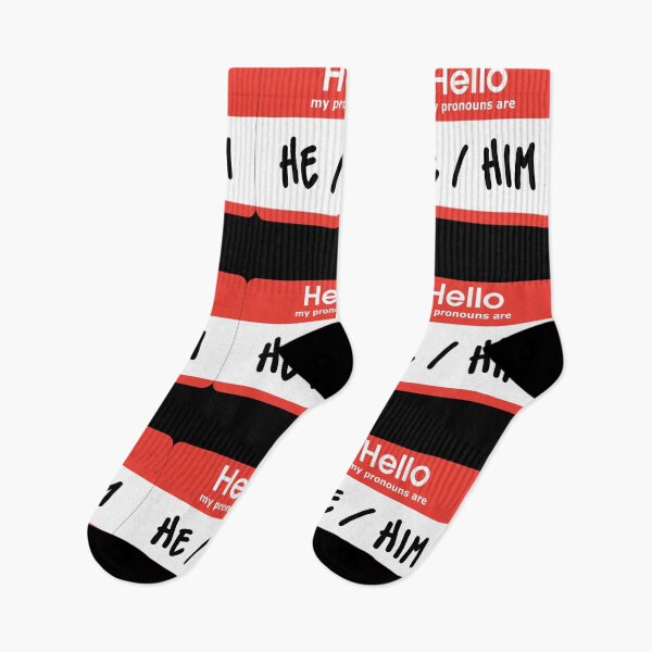 Item preview, Hello My Pronouns Are He Him designed and sold by everything4eva.