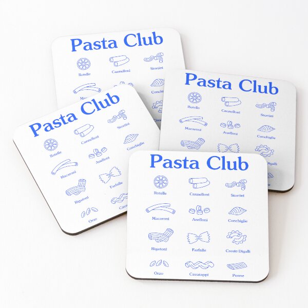 Item preview, Pasta Club - Pasta Varieties T-Shirt designed and sold by BanterKind.