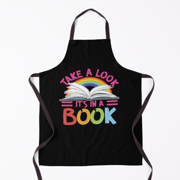 Item preview, Take A Look It's In A Book Vintage Retro Rainbow Librarian designed and sold by ElizabethxJime.