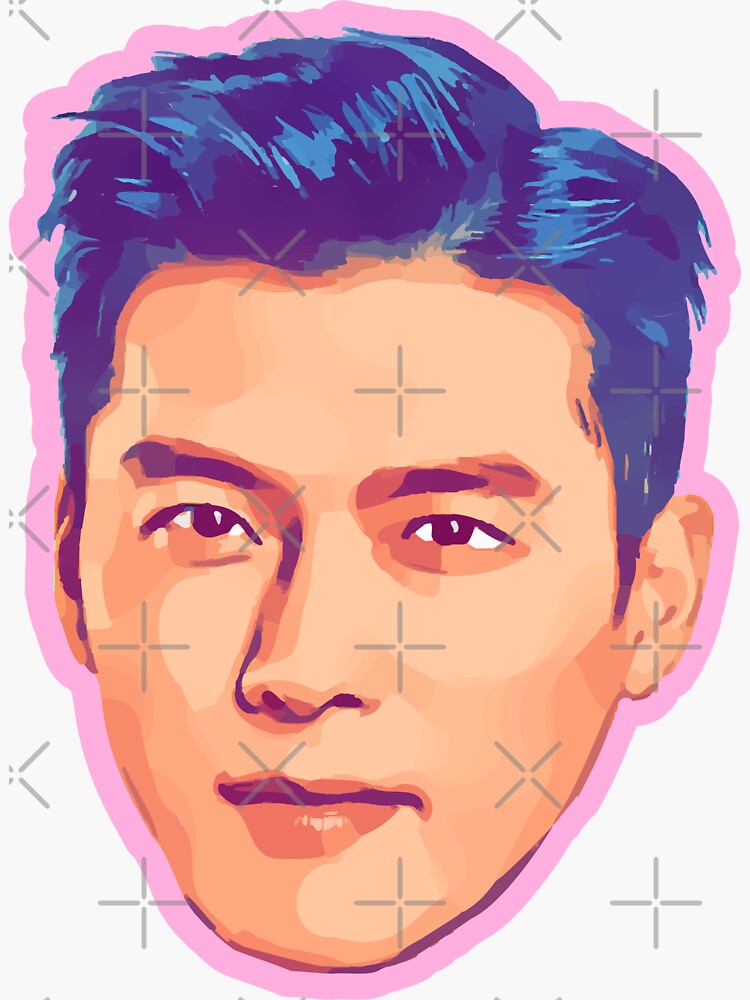 "Hyun Bin Korean Actor " Sticker for Sale by Redbubble