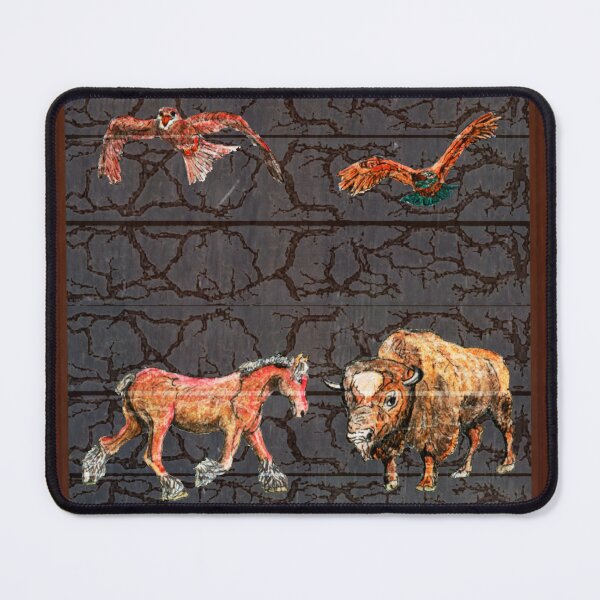 Item preview, Decorative Side CoR.V1.A.Bison and Horse designed and sold by AJLeibengeist.