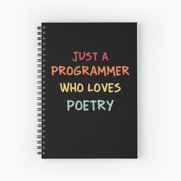 Item preview, Funny Programmer Gift | Funny Software Developer Gift | Funny Coder Gift | Just A Programmer Who Loves Poetry designed and sold by campingforge.