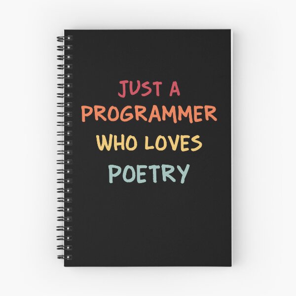 Item preview, Funny Programmer Gift | Funny Software Developer Gift | Funny Coder Gift | Just A Programmer Who Loves Poetry designed and sold by campingforge.