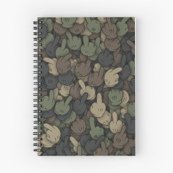 Item preview, Camouflage with middle fingers of Mickey Mouse designed and sold by dima-v.