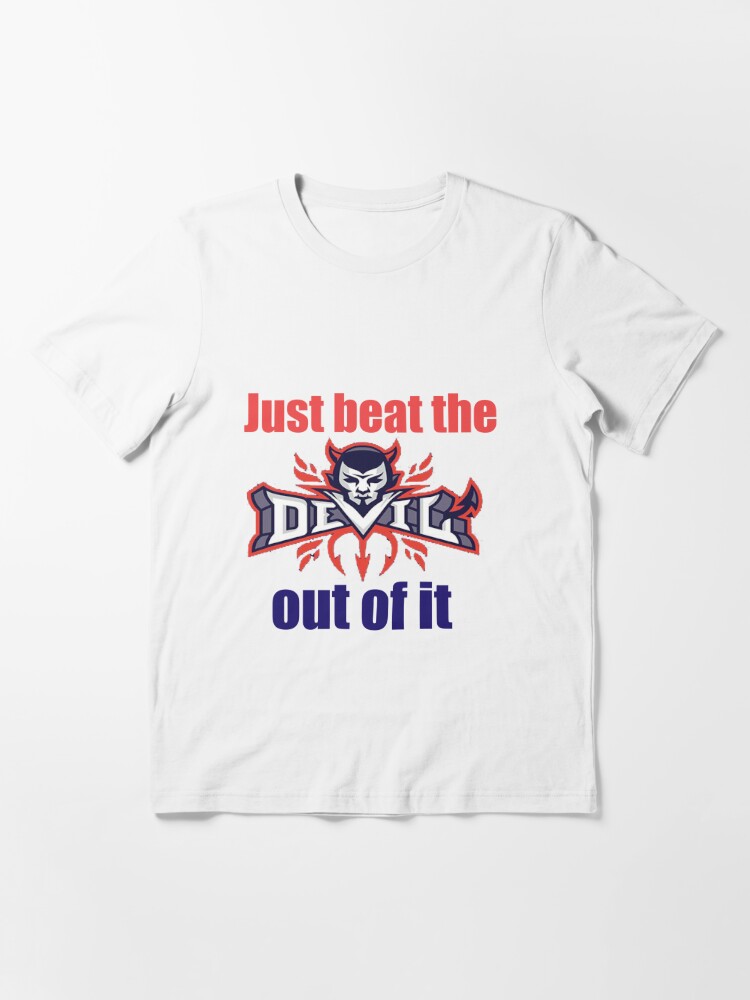 Just Beat The Devil Out Of It T-Shirt, Bob Ross Shirt, Artist Bob Ross Shirt