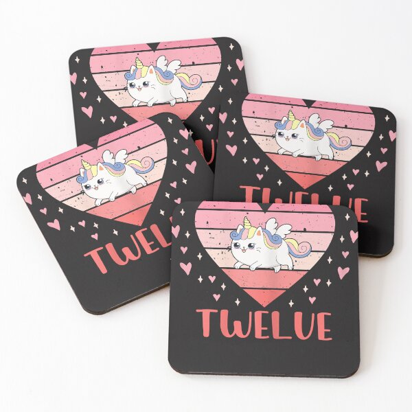 Item preview, 12 Year Old Cute Cat Caticorn Birthday Girl 12th B-day  designed and sold by SANDYFLORES8.