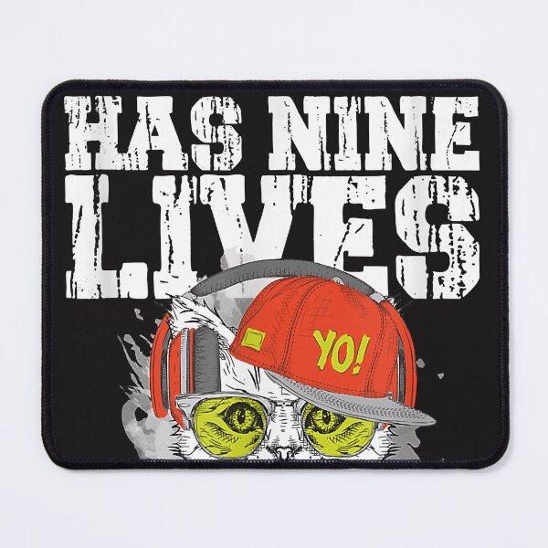 Item preview, a cat has nine lives designed and sold by RUTHANNEFLORES.