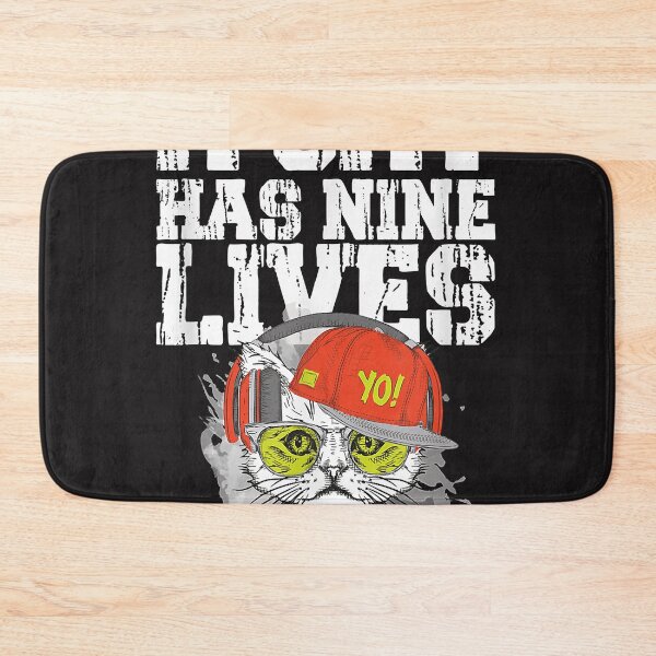 Item preview, a cat has nine lives  designed and sold by RUTHANNEFLORES.