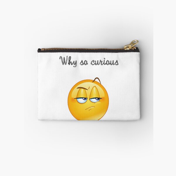 Item preview, why so curious funny emoji face, curious emoji face, world emoji day, funny emoji  designed and sold by mustafatolba16.