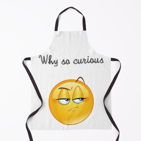 Item preview, why so curious funny emoji face, curious emoji face, world emoji day, funny emoji  designed and sold by mustafatolba16.