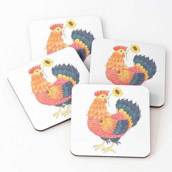 Item preview, A Chicken with the sunflower designed and sold by Nonna Mynatt.