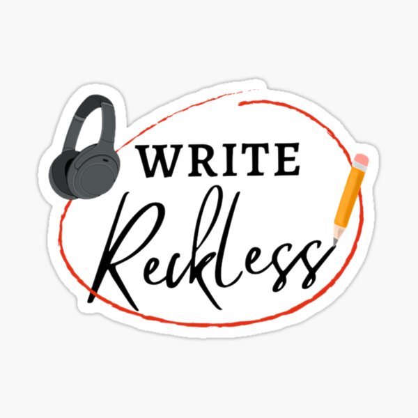 Write Reckless Podcast Sticker