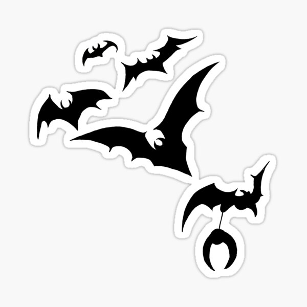 Eddie Munson's Bat Tattoo Sticker" Sticker for Sale by ellmoswrld
