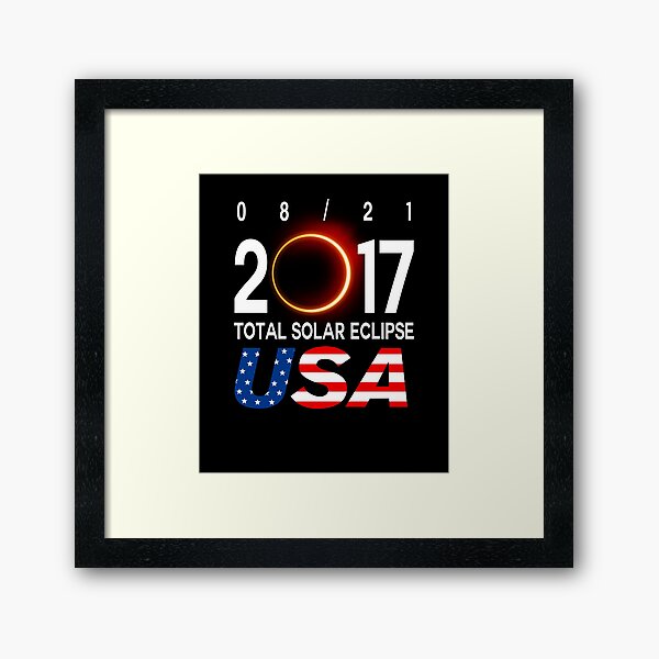Item preview, 08/21 2017 Solar Eclipse USA designed and sold by Shoppy  Vista.