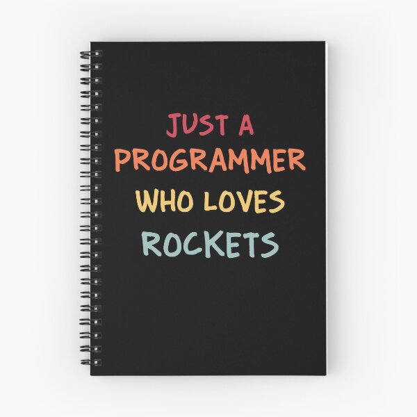 Item preview, Funny Programmer Gift | Funny Software Developer Gift | Funny Coder Gift | Just A Programmer Who Loves Rockets designed and sold by campingforge.