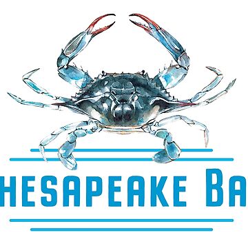 Artwork thumbnail, Chesapeake Bay Blue Crab Design by Futurebeachbum
