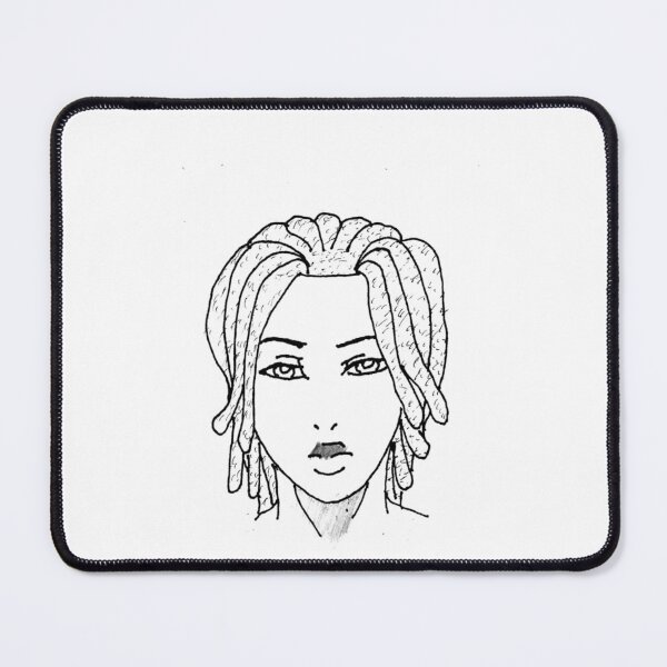 Item preview, Visage de jeune garçon avec des serrures designed and sold by RahimGandhic.