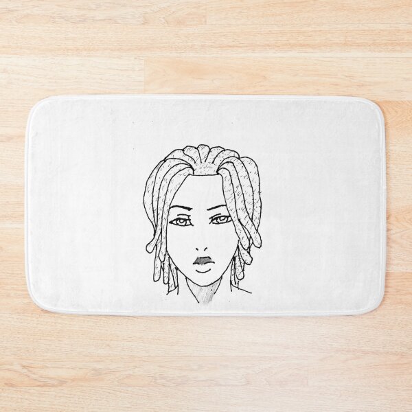 Item preview, Visage de jeune garçon avec des serrures designed and sold by RahimGandhic.
